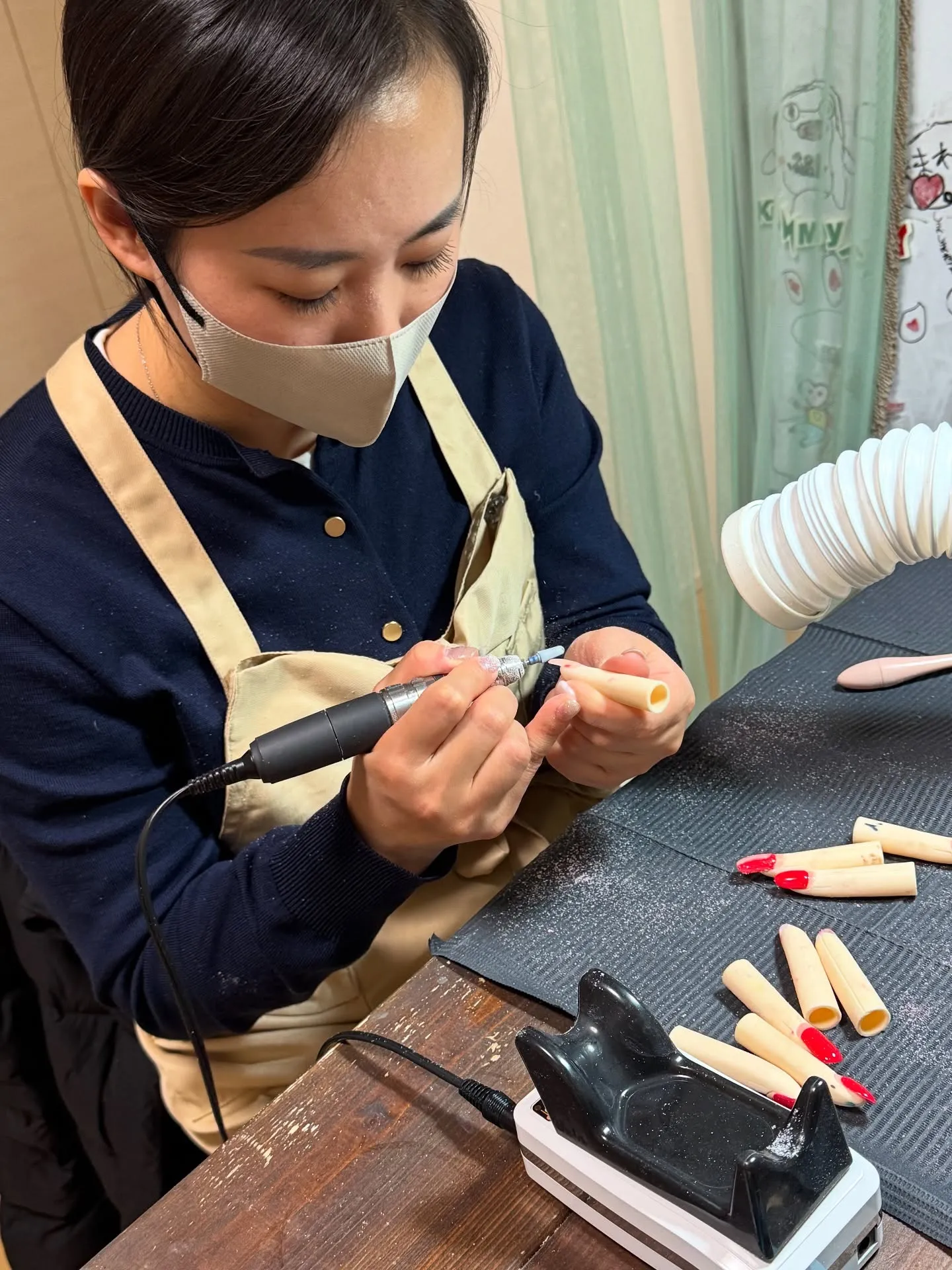 サロンワーク初日のレッスンは